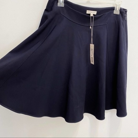 Rebecca Taylor NWT Women's Navy Blue Circle Skirt 10 - Picture 5 of 8
